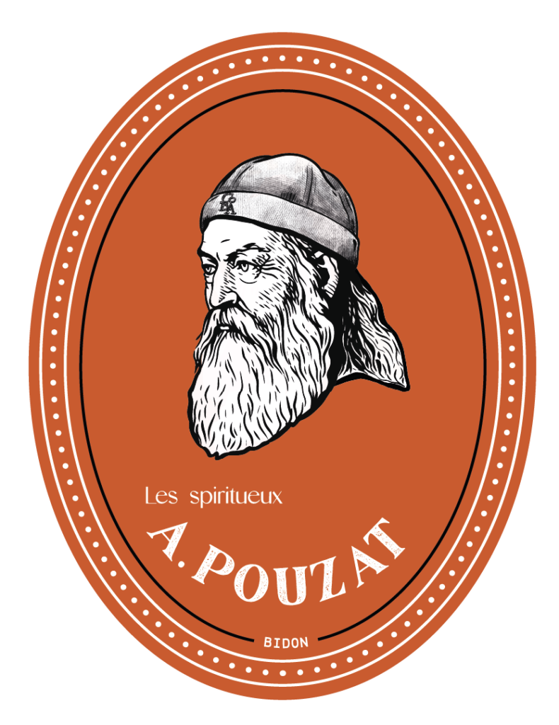 Logo de la marque Augustin Pouzat, pastis artisanal et glace au pastis issus des Gorges de l’Ardèche